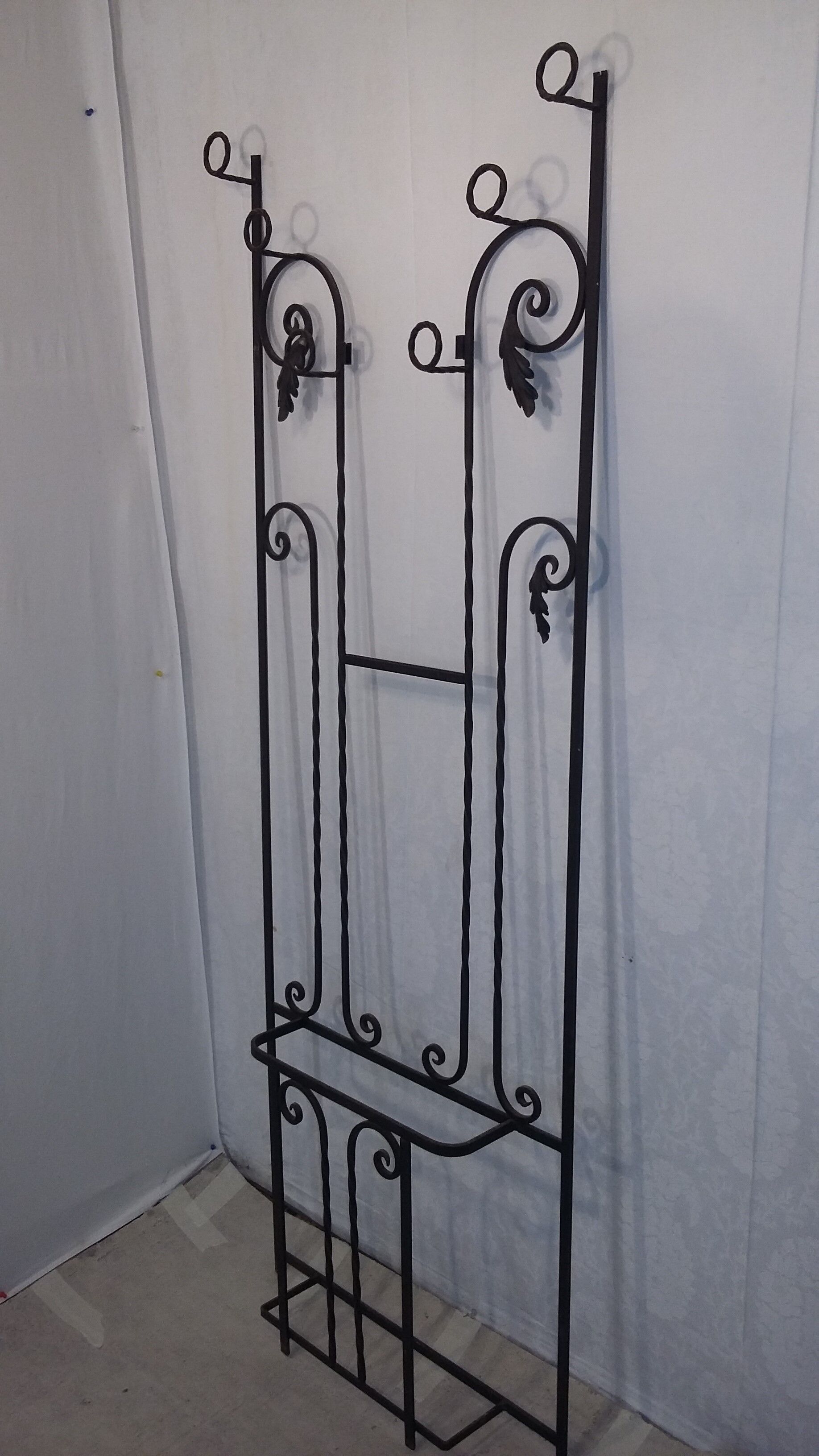 Door wall coat cast iron vintage