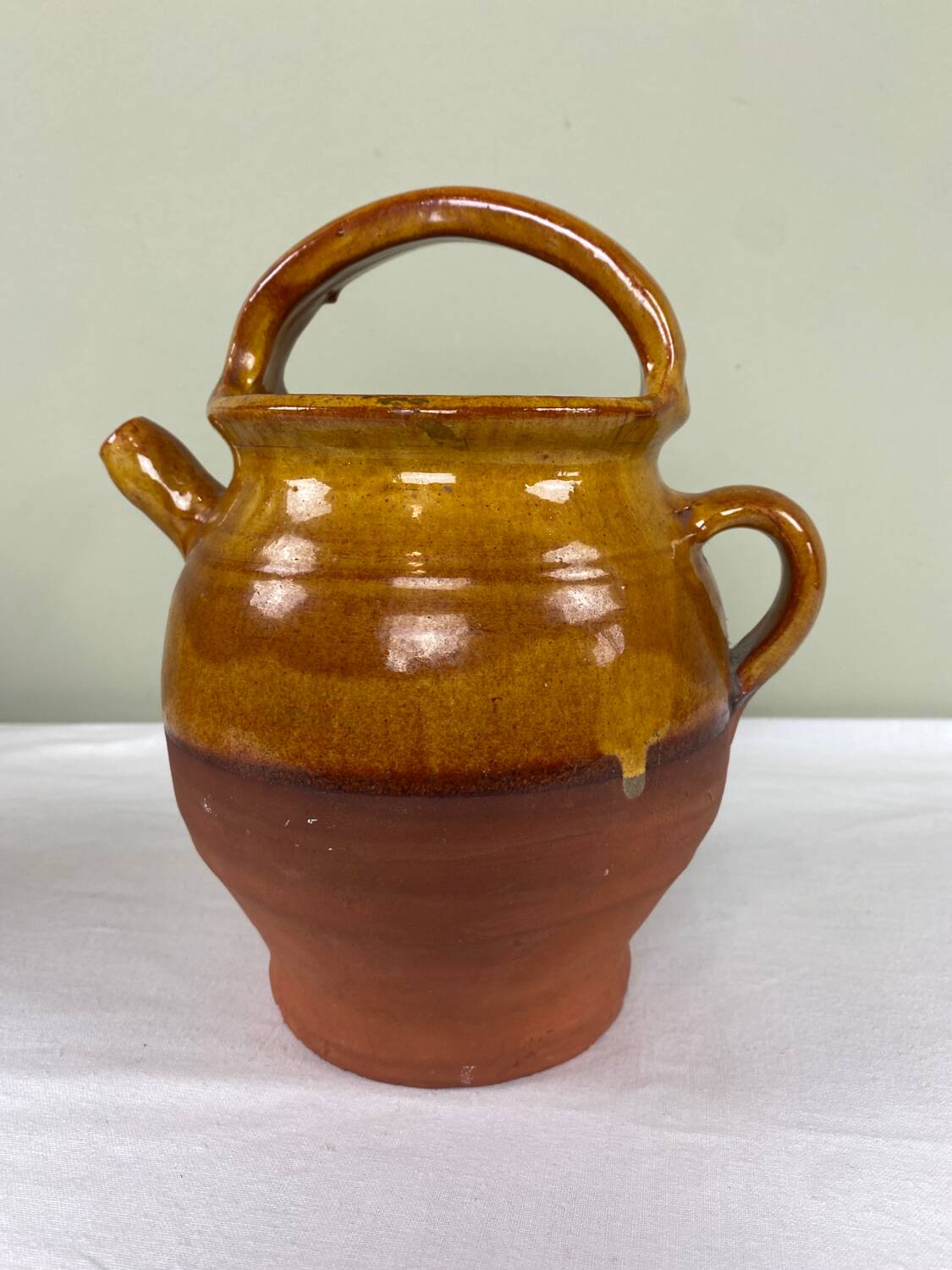 Ochre terracotta water bottle