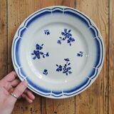 Blue Badonviller retro plates