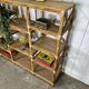 Bamboo and rattan shelf