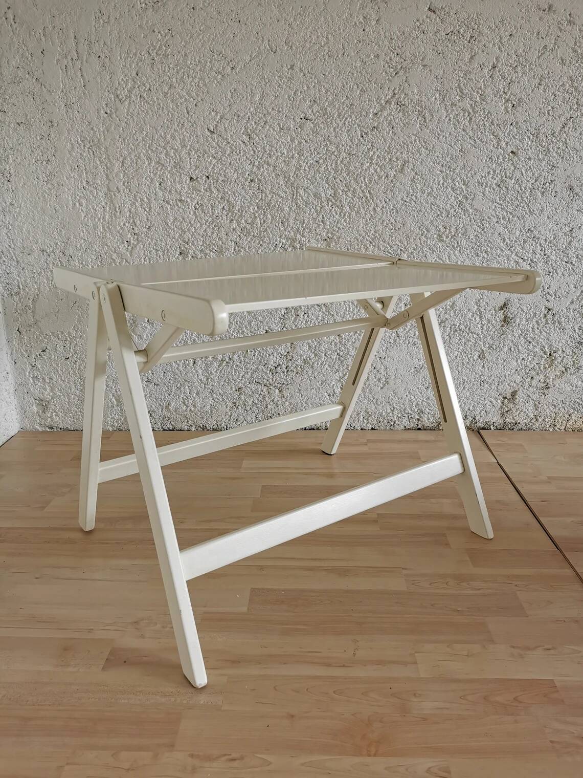 Table basse pliante vintage Rex - Design Niko Kralj - Style moderne du milieu du siècle