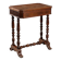 Antique walnut sewing table with drawer, Italy, mid-19th century.