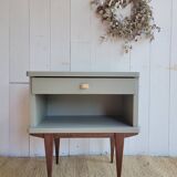 Renovated vintage bedside table