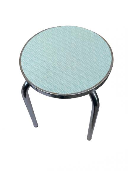 Formica and metal stool
