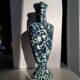 Vase bleu fat lave