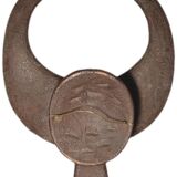 African wooden mask, symbolising a buffalo, Nigeria, 26x34cm