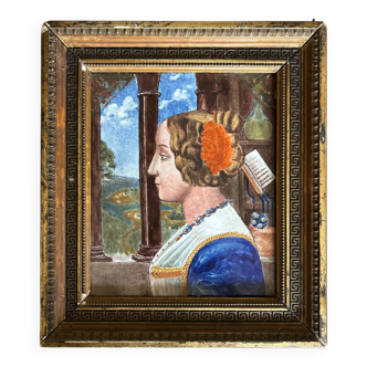 Peinture émaillée sur ciment