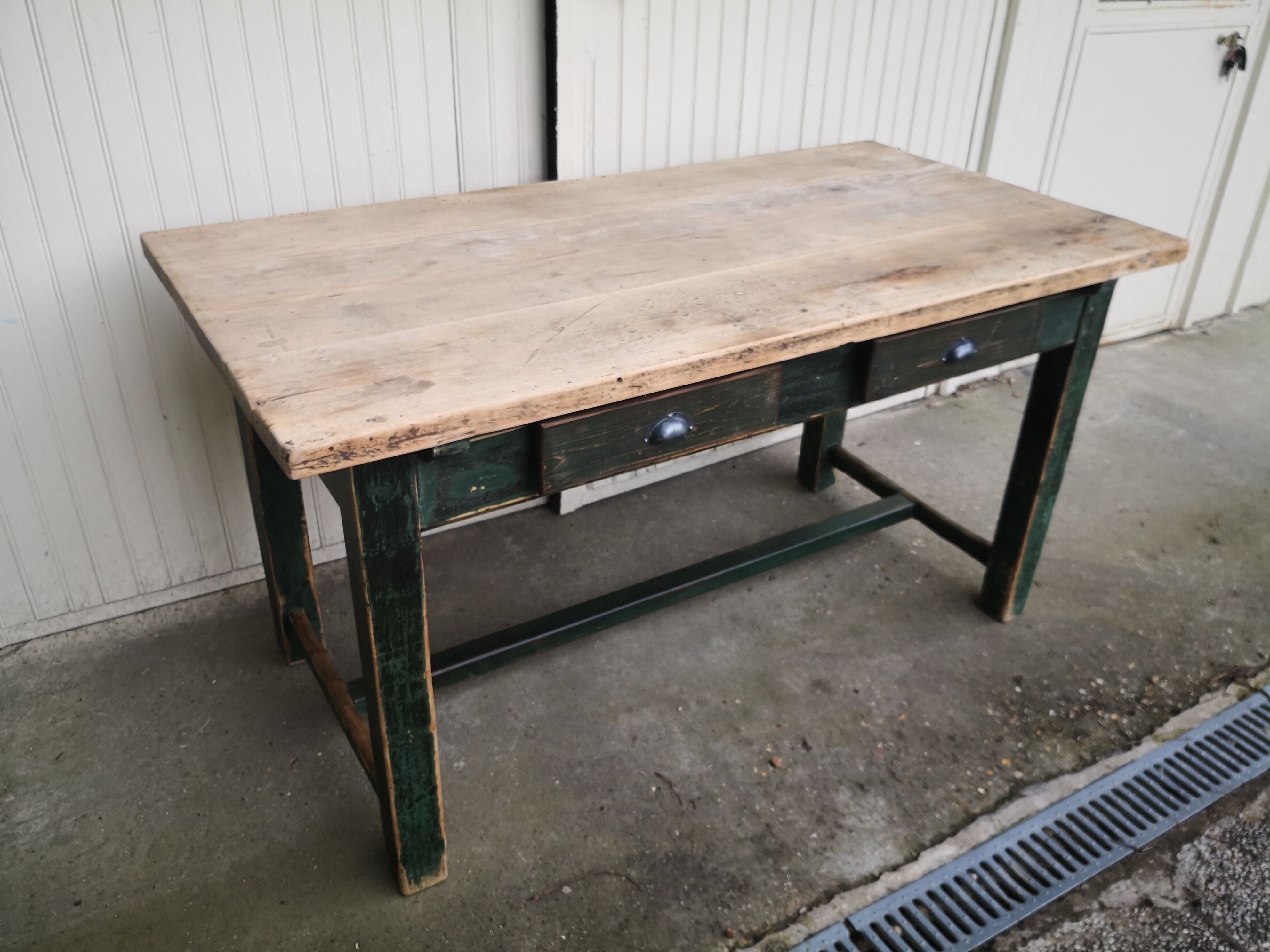 Vintage farmhouse table 1,50m, old