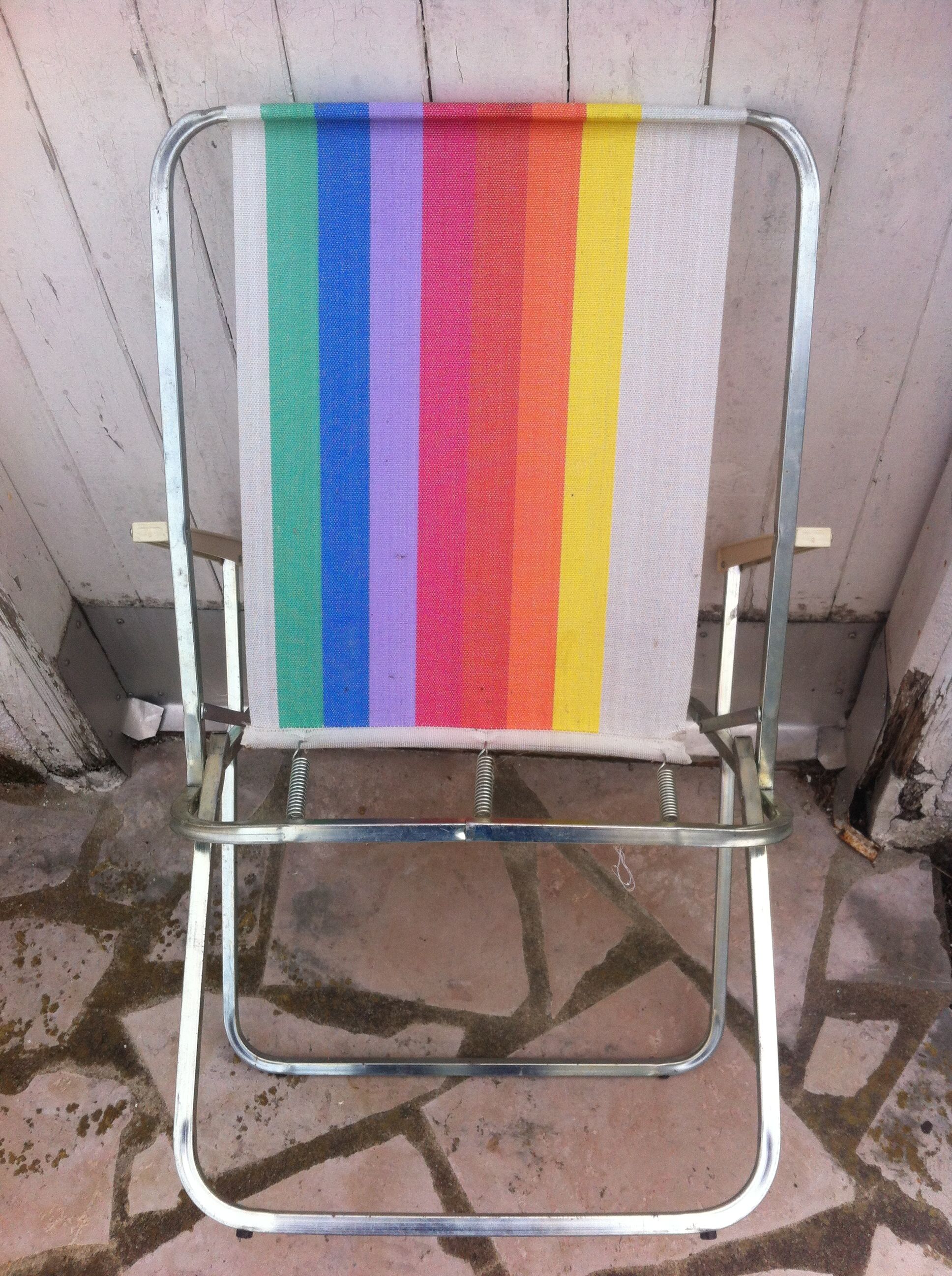 Vintage camping armchair