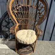 Fauteuil  Emmanuelle en rotin