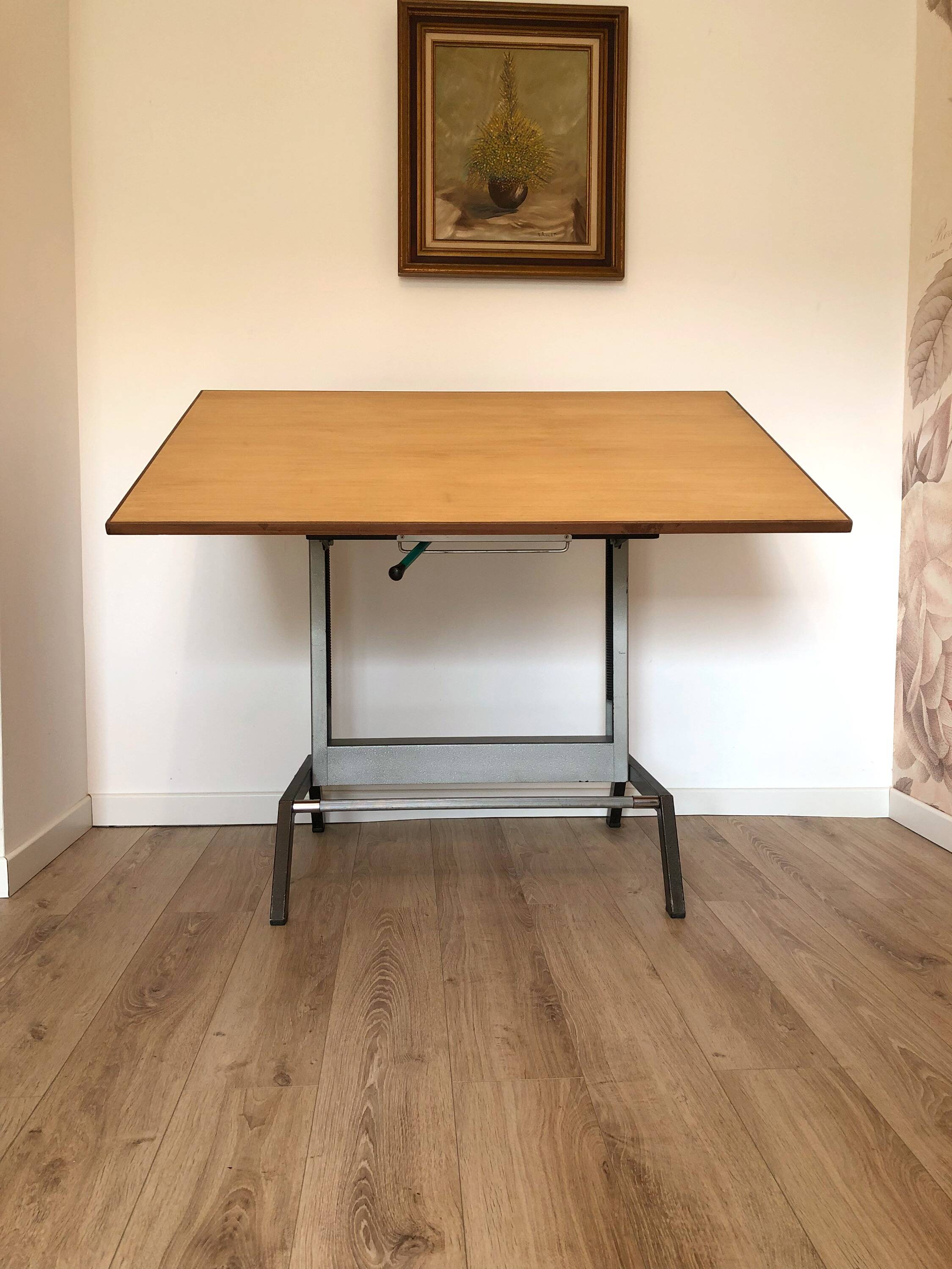 Vintage architect's drawing table