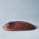 Vintage owl wicker mask or wall totem