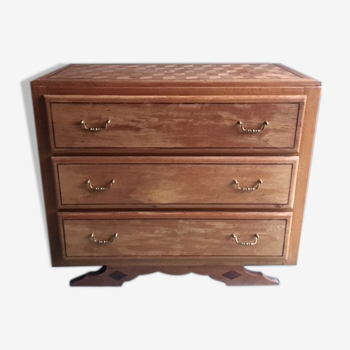 Chest of drawers oak feet mustache