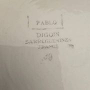 Saladier vintage modèle Pablo de Digoin Sarreguemines
