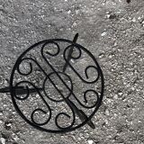 Wrought iron plant holder