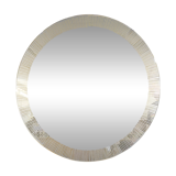 Vintage dressing table with gold trim and mirror, 1950s/1960s