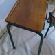 Bureau et fauteuil-chaise vintage pour jeune enfant