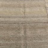Brown & Cream Large Kilim Area Rug, 229x315Cm