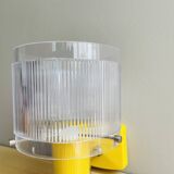 Mid century modern yellow wall sconce light