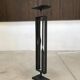 Sculptural brutalist candleholder in wrought iron, GDR / Germany, 1960s