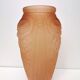 Art deco vase, frosted glass