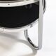 Small Bauhaus Black Chrome Table from Kovona, Czechia, 1970s