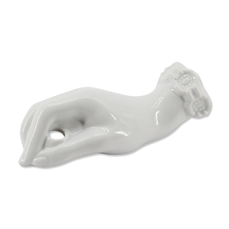 Old hand soliflore in coquettish limoges porcelain