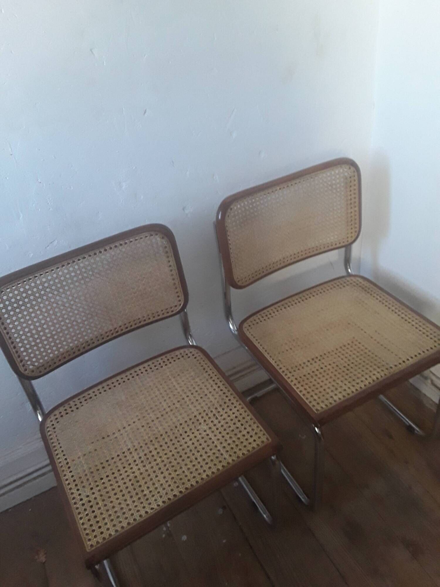 P2aire de chaise B32 Marcel Breuer