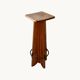 4 oak stools from France, 1950s.