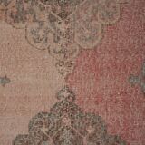 Vintage Turkish Oushak Rug Handwoven 85x740 cm