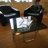 Italian design coffee table, Bauhaus style, 70s