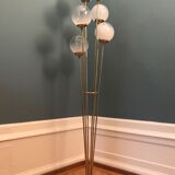 Italian Alberello brass & murano floor lamp