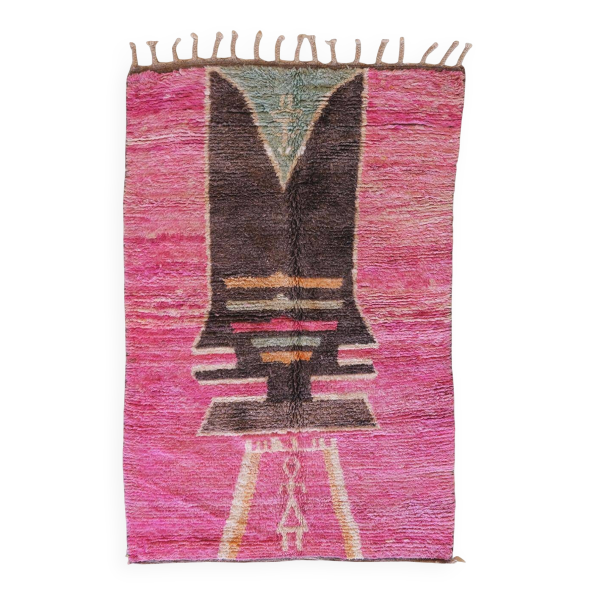 Fuchia Pink Rug - 249 x 158 cm