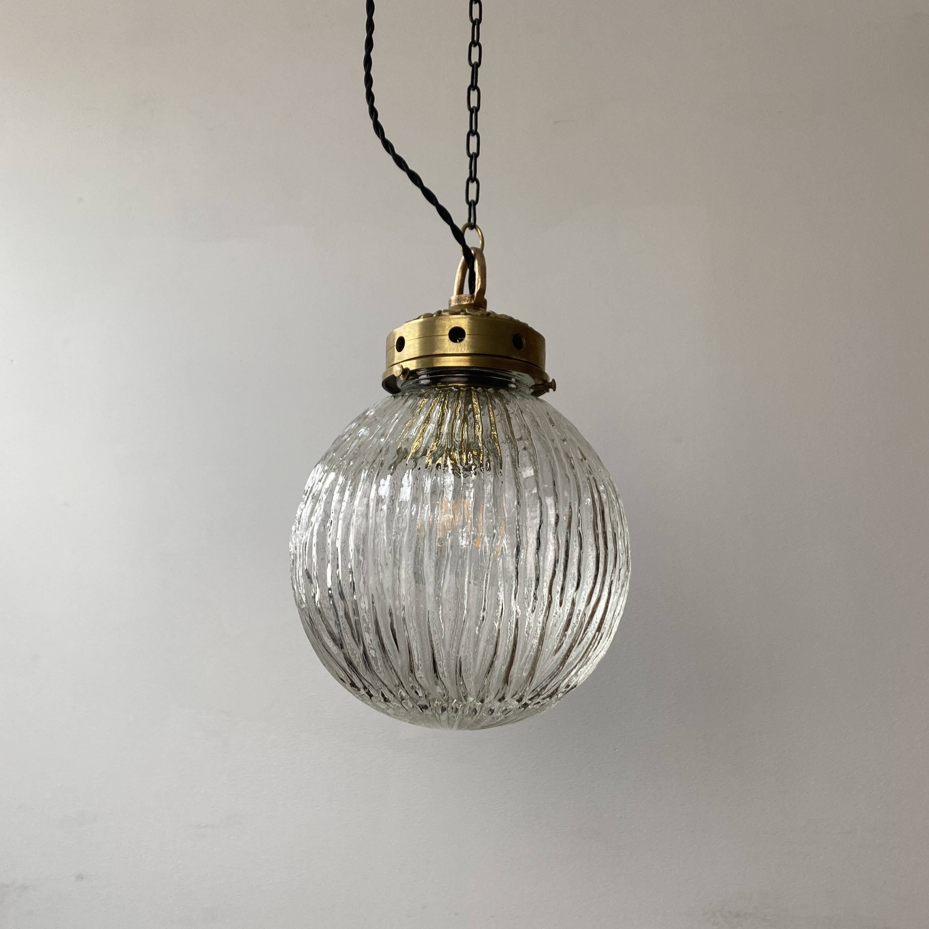 VINTAGE XL ART DECO CHANDELIER