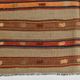120x146 Area Kilim Rug,  Multicolor Kilim Rug, Oushak Area Rug, 120x146Cm