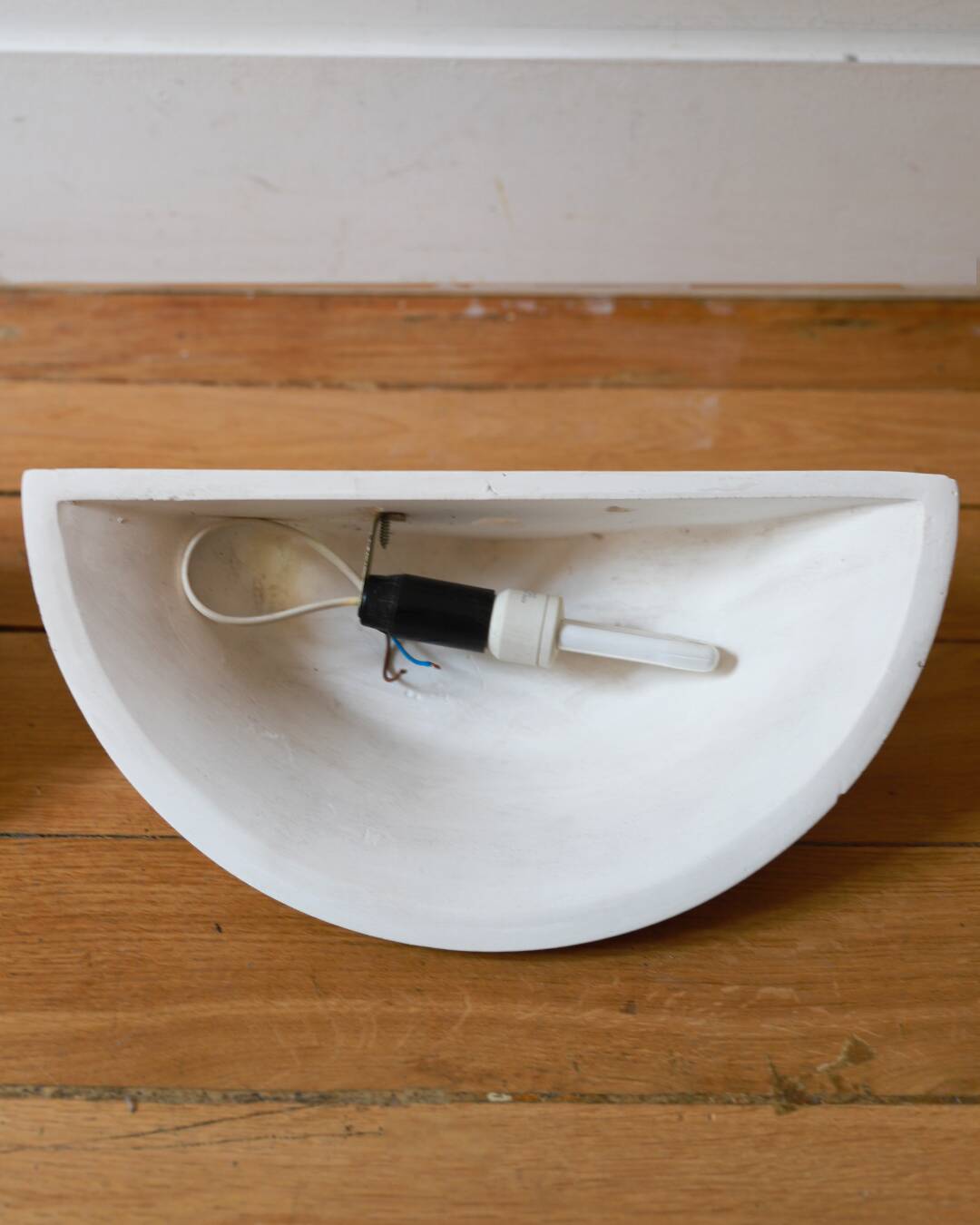 pair of plaster sconces