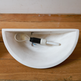 pair of plaster sconces