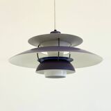 PH5 pendant lamp purple by Poul Henningsen for Louis Poulsen