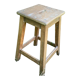 Solid oak workshop stool