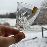 Lot 6 crystal glasses from Reims