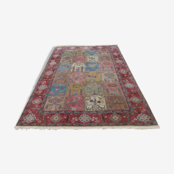 Tapis d'orient vintage fait main laine transylvanien