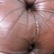 Canapé chesterfield en cuir vintage