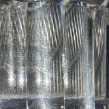 Cut crystal ice bucket – bronze mount