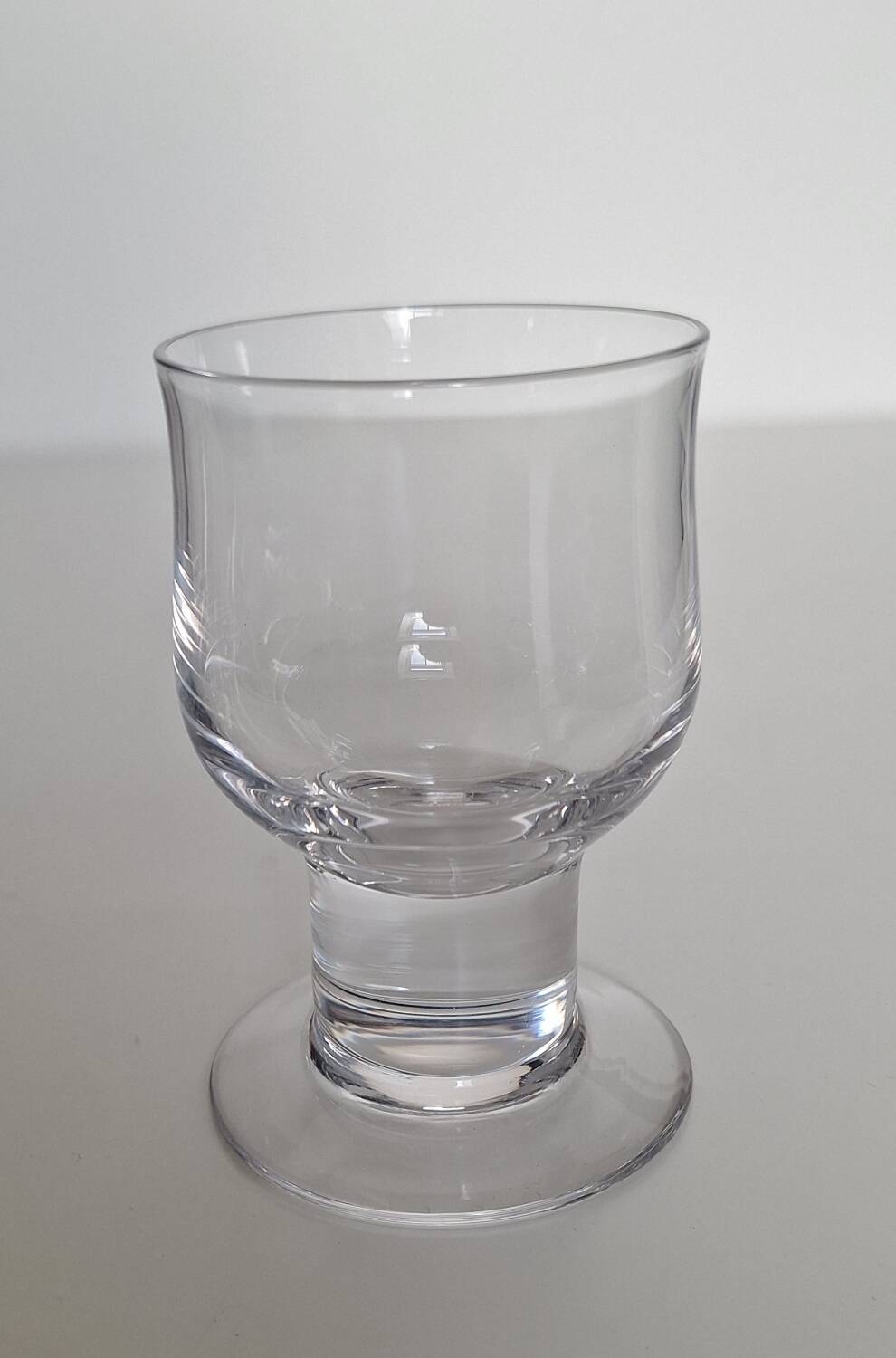 Thick vintage footed glasses