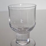 Verres à pied épais vintage