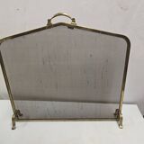 Brass fire screen