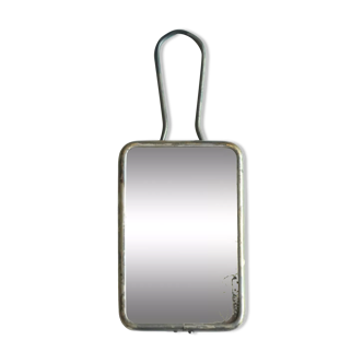 Beveled barber mirror to pose or hang, 20s