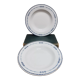 Hollow earthenware plates Iron Earth, Russia