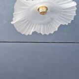 Frosted glass pendant light
