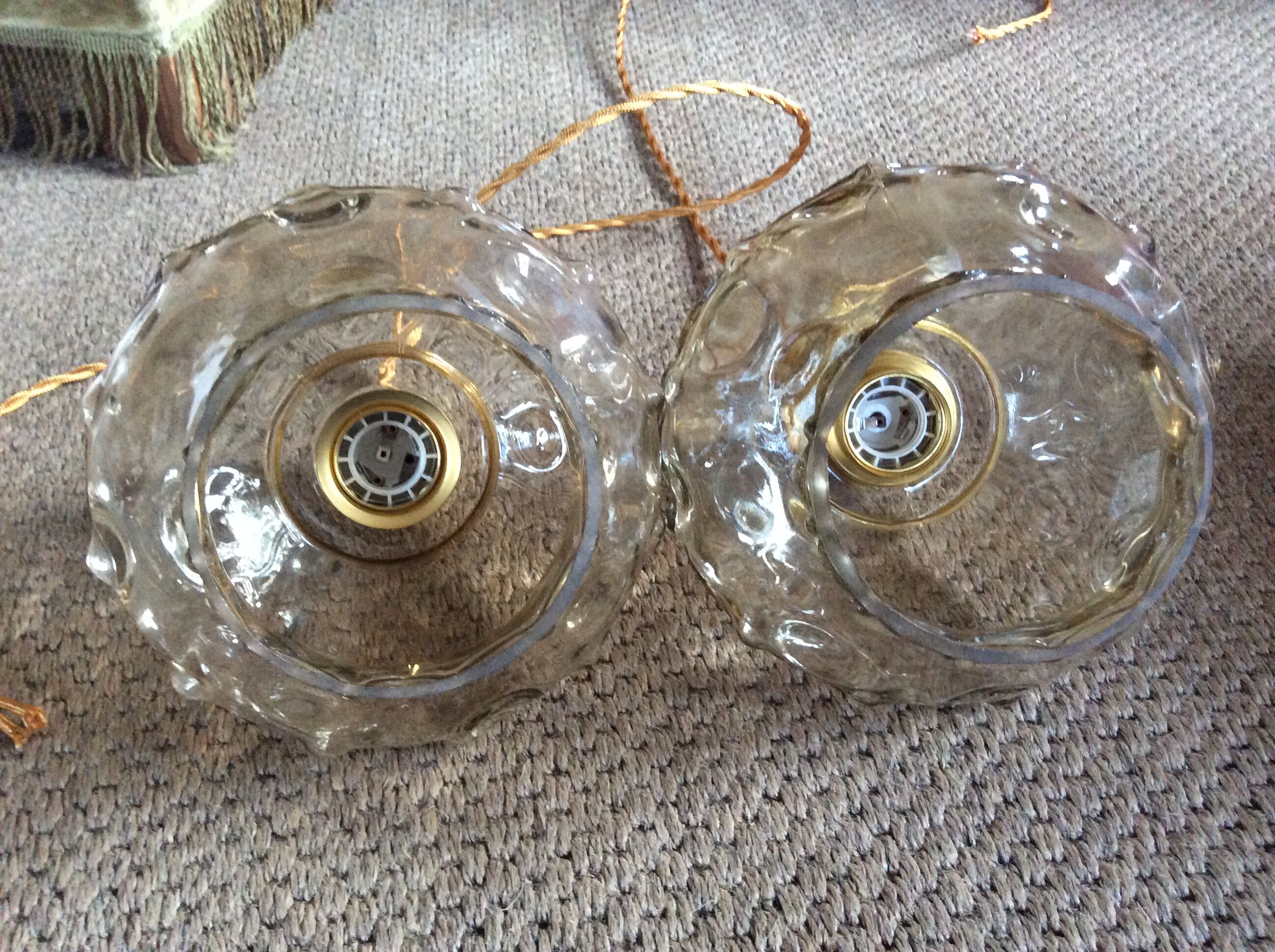 Duo de suspensions vintage
